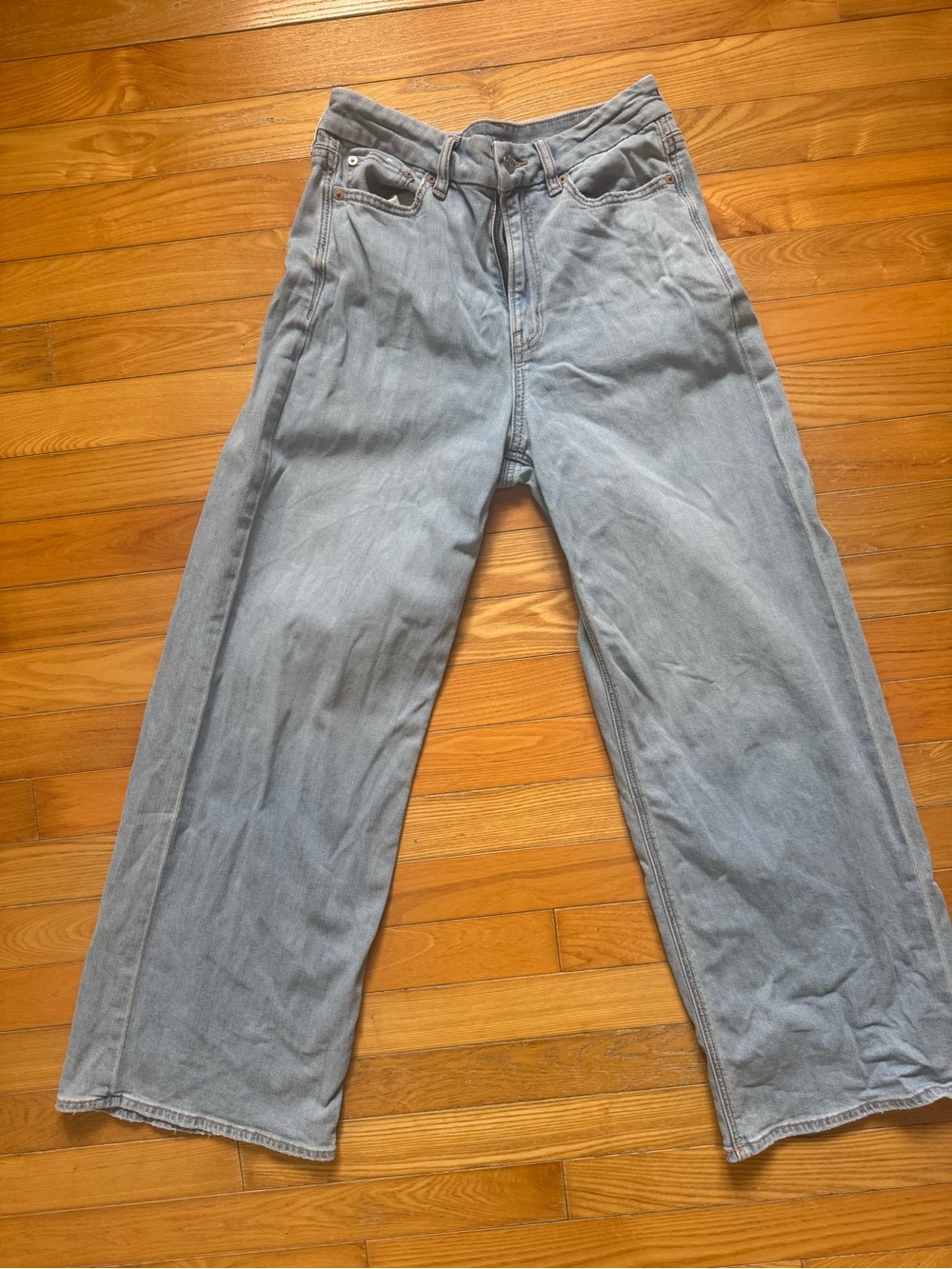American Eagle “Dreamy Drape” Baggy Wide Leg Jeans